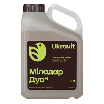 Гербіцид Ukravit МІЛАДАР ДУО 5 л