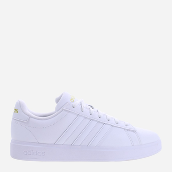 Tenisówki damskie z eko skóry adidas Grand Court 2.0 GW9213 39.5 Biały/Cytrynowy (4065427717944)