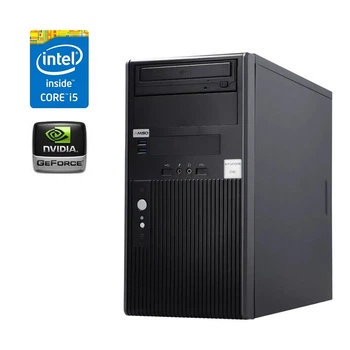 Компьютер Hyundai iTMC Tower / Intel Core i5-7500 (4 ядра по 3.4 - 3.8 GHz) / 16 GB DDR4 / 128 GB SSD + 300 GB HDD / nVidia GeForce GTX 745, 2 GB GDDR3, 128-bit б/у