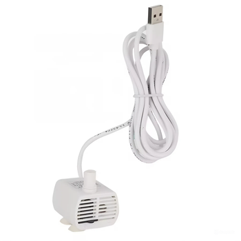 Погружной насос для аквариумов с питанием USB белый