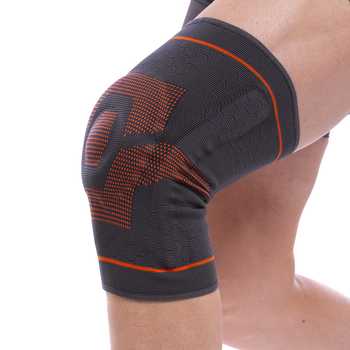 Бандаж наколінник EasyFit фіксатор колінного суглоба (S-M) еластичний підтримуючий ортез на коліно (EF-00784-SM)