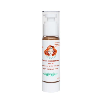 Крем с минералами для жирной и комбинированной кожи 30+ Alanakosmetiks SPF 35 пробник 5 ml (1619)