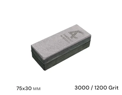 Камень точильный (BBW Pyrenees) 75мм*30мм, 3000/1200 Grit, гранатовый сланец и кварц (849AC)