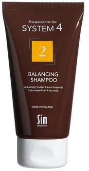 Шампунь Sim Sensitive System 4 №2 Balancing Shampoo для сухих, окрашенных и поврежденных волос 75 мл (6417150024239)