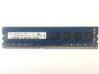 Оперативная память 4 ГБ, DDR3, для ПК, SK hynix (1600 МГц, 1.5 В, CL11, HMT351U6EFR8C-PB) Б/У