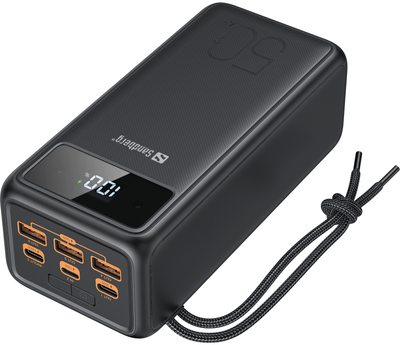 Powerbank Sandberg 420-75 50000 mAh 130W Black (5705730420757)