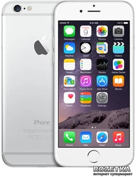 Мобильный телефон Apple iPhone 6 64GB Silver + УМБ 20000мАч в подарок!
