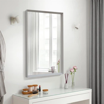 Зеркало настенное Art-com в пластиковой раме Техас 600х400 мм Белое (Tehas white 600х400 home)