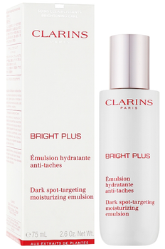 Emulsja do twarzy Clarins Bright Plus Dark Spot-Targeting nawilżająca 75 ml (3666057023378)