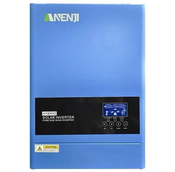 Інвертор гібридний 48 на 220 чистий синус Anenji ANJ-6200-48V, 48 В, 6200 Вт (безперебійник, UPS, ДБЖ)