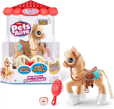 Игровой набор интерактивная лошадка Pets Alive My Magical Pony and Stable Battery Powered