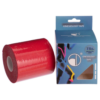 Кінезіо тейп (Kinesio tape) SP-Sport BC-4863-7_5 розмір 5м червоний