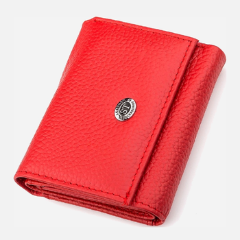 Гаманець жіночий шкіряний для карточек ST Leather Accessories 18323 Червоний