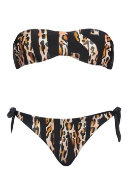 Купальник жіночий Moschino роздільний чорний, розмір XL (MSH00030-02)