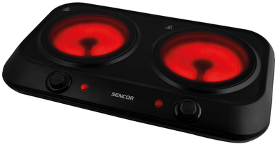 Плита настольная электрическая Sencor SCP2263BK Hi - Light черная