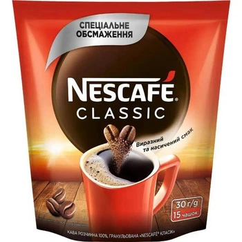 Кава розчинна Nescafe Classic 30г