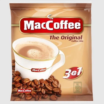 Кавовий напій кава розчинна MacCoffee 3в1 Original 20г * 25 пакетиків