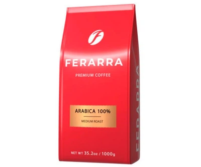 Кава в зернах Ferarra 100% Arabica 1кг