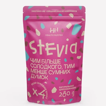 Стевия сахарозаменитель 1:4 Health Hunter Stevia 280 г