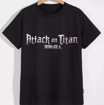 Футболка Attack on Titan Атака титанів PG03687 goodreclama XXL Чорний