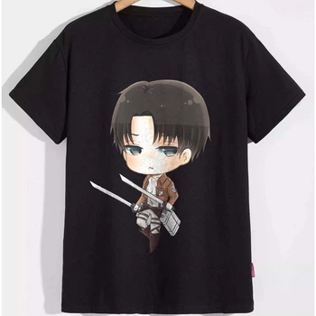 Футболка Attack on Titan Атака титанів, Акерман маленький PG03691 goodreclama M Чорний