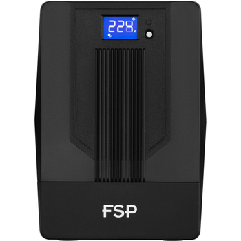 Источник бесперебойного питания FSP IFP1500 1500VA 900W SCHUKO*2+IEC*2,12V/9AH*2 LCD VERSION 230V CE EAC Black (PPF9003108)