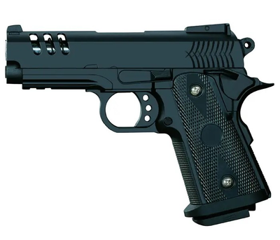 Страйкбольний Пістолет COLT M1911 VIGOR V15 метал, стріляє кульками 6 мм Чорний