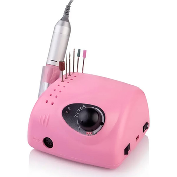 Фрезер для манікюру Nail Master pro ZS 705 65 Вт 45000 об/хв манікюрний фрезер рожевий 440006348