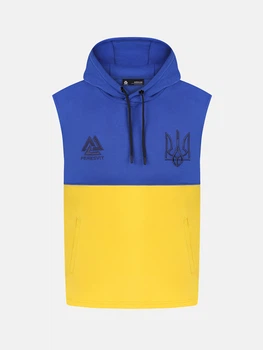 Безрукавка Sleeveless Hoodie Blue Yellow L Колір Жовтий (501344-293-L)