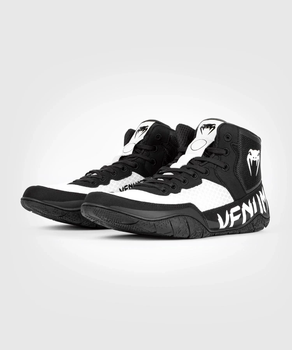 Борцовки Venum Elite Wrestling Shoes Black White (VENUM-05083-108-9-42)
