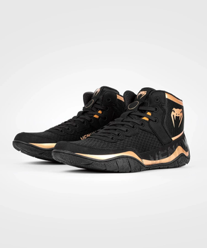 Борцовки Venum Elite Wrestling Shoes Black Bronze (VENUM-05083-137-7.5-40)