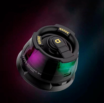 Беспроводная портативная мини-колонка DY100 на магните magnetic speaker, RGB подсветка, Bluetooth