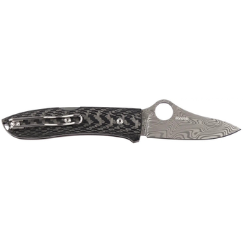 Нож Spyderco SpyOpera Carbon Fiber Damasteel Thor (m410918)