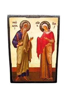 Икона Праведный Адам и Ева (на дереве) 130*170 мм