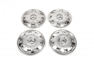 Колпаки из нержавейки Лепестки (1-штамповые, комплект 4 шт) для Mercedes Sprinter W907/W910 2018- гг