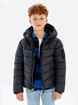 Дитяча демісезонна стьобана куртка для хлопчика Minoti 19coat50 41103JNR 92-98 см Чорна (5063025303544)
