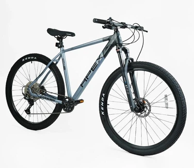 Велосипед Спортивний Corso "APEX" PX-29157 рама алюмінієва 21``, обладнання Shimano Deore 12 швидкостей, вилка Santour повітряна