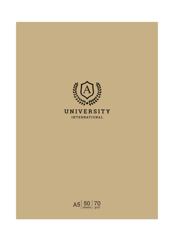 Блокнот для записів University. Блокнот Школярик у клітинку А5 50 арк. 829 A5-GB-050-829K 4823088226171