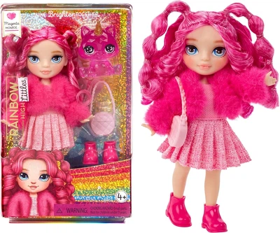 Лялька Rainbow High Littles – Magenta Monro with the magic kitty - Рейнбоу Хай Крихітки - Маджента Монро із чарівною кішечкою (531180) - Ігровий набір MGA Entertainment