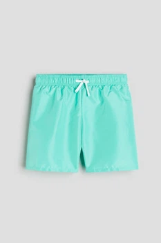 Шорты пляжные c cеткой бирюзовые H&M 158-164см (400098093)