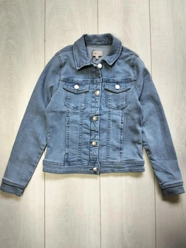 Джинсовая куртка стрейчевая голубого цвета Kids Only 158см (400098619)