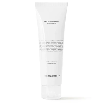 Очищуючий засіб для обличчя з ефектом пілінгу Transparent Lab PHA Soft peeling cleanser 150 мл