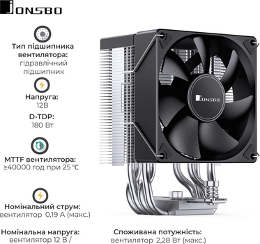 Кулер Jonsbo CR-1400 EVO Color Black (100278252)