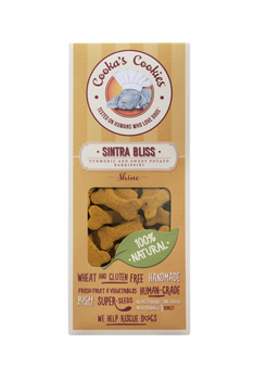 Натуральное печенье для собак Cooka's Cookies Barkissini Куркума с овощами и фруктами 100 г (растительный белок) (100202)