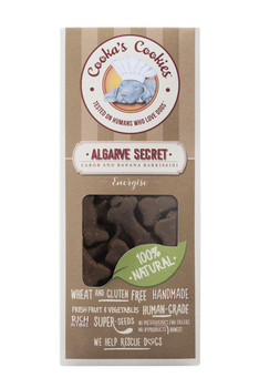 Натуральное печенье для собак Cooka's Cookies Barkissini Шоколад с керобом и фруктами 100 г (Растительный белок) (100201)