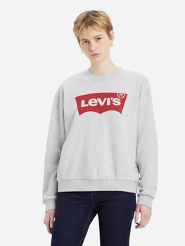 Bluza damska bez kaptura oversize Levi's Gr Everyday Crew A8800-0026 M Szara (5401157511312)