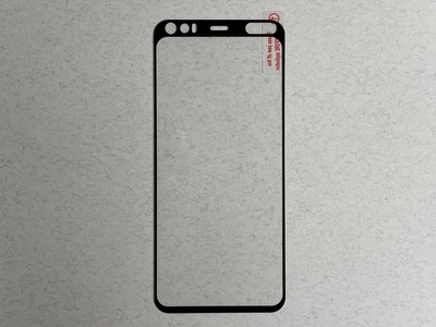 Защитное стекло для Google Pixel 4 с чёрной рамкой, с полной поклейкой по всей площади и индексом твердости 9H