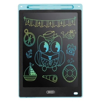 Графічний планшет 10" для малювання та нотаток XO V01 LCD |Multi-colour| Синій