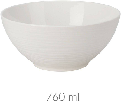 Miseczka na zupę Siaki porcelanowa biała 760 ml (8720573540506)