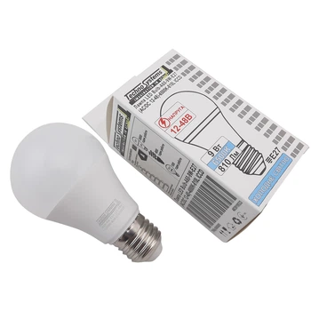 Лампа светодиодная низковольтная LED Bulb A60 9W E27 (AC/DC 12-48V) 6400K 810L ICCD